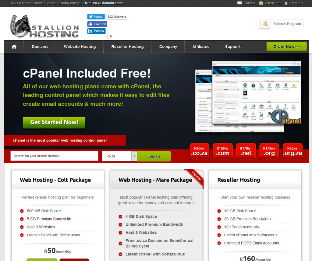 Stallion Hosting Web Hosting Provider